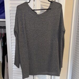 Piko 1988 Heather Gray Crew Neck Sweater